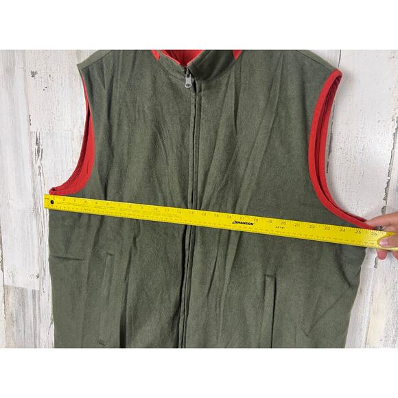 Saks Fifth Avenue Reversible Cashmere Zipper Vest • Mens XXL - Picture 7 of 10
